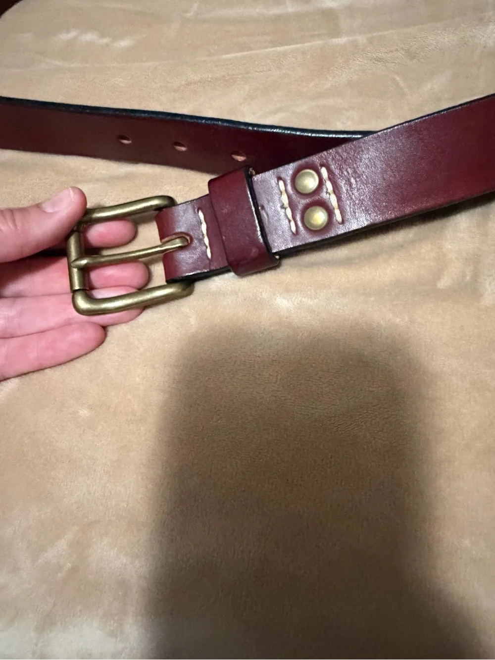 Bill’s Khaki’s Men's Original Bridle Leather Belt - Brown 40/42